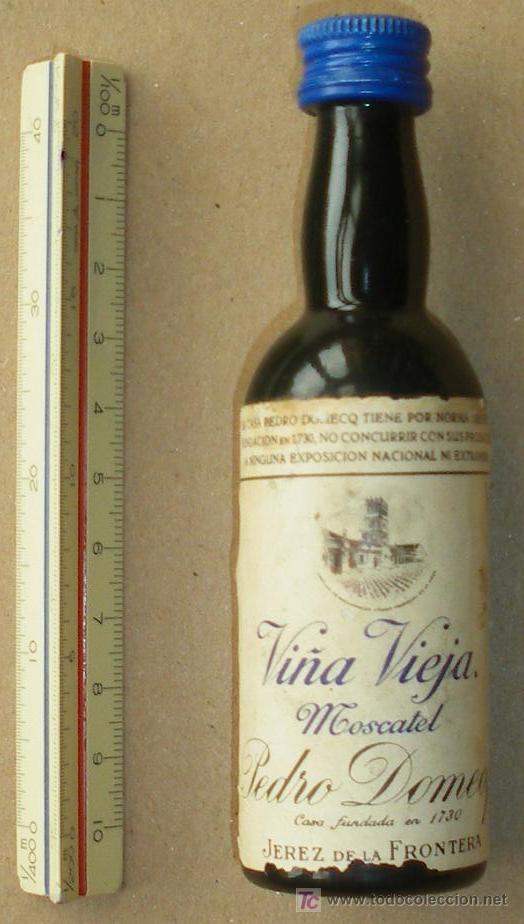 Botellas antiguas: Botella miniatura - Foto 1