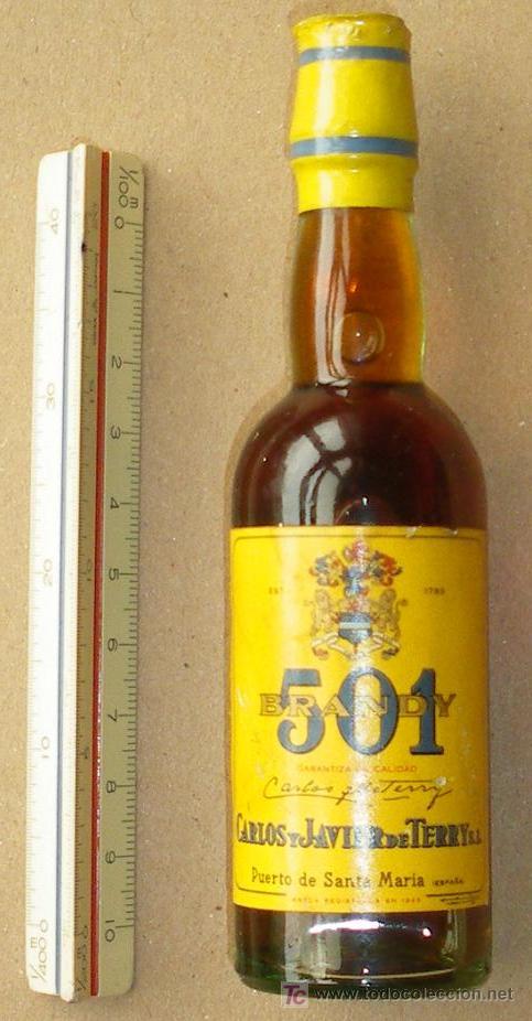Botellas antiguas: Botella miniatura - Foto 1