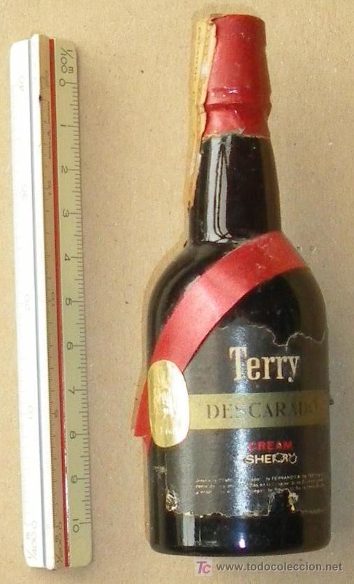 Botellas antiguas: Botella miniatura - Foto 1