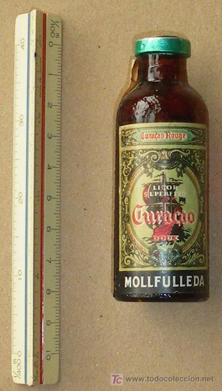 Botellas antiguas: Botella miniatura - Foto 1