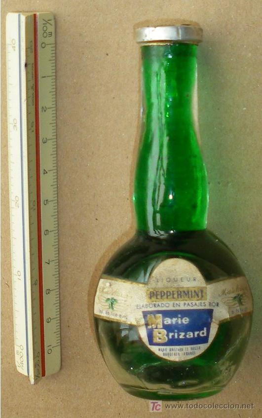 Botellas antiguas: Botella miniatura - Foto 1