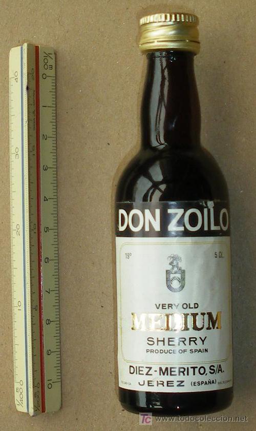Botellas antiguas: Botella miniatura - Foto 1