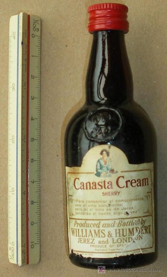 Botellas antiguas: Botella miniatura - Foto 1
