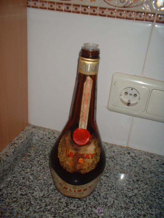Botellas antiguas: botella antigua de calisay - Foto 1