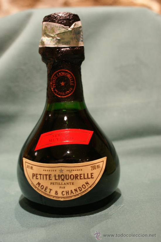 Botellas antiguas: BOTELLA DE MOET CHANDON PETITE LIQUORELLE - Foto 2
