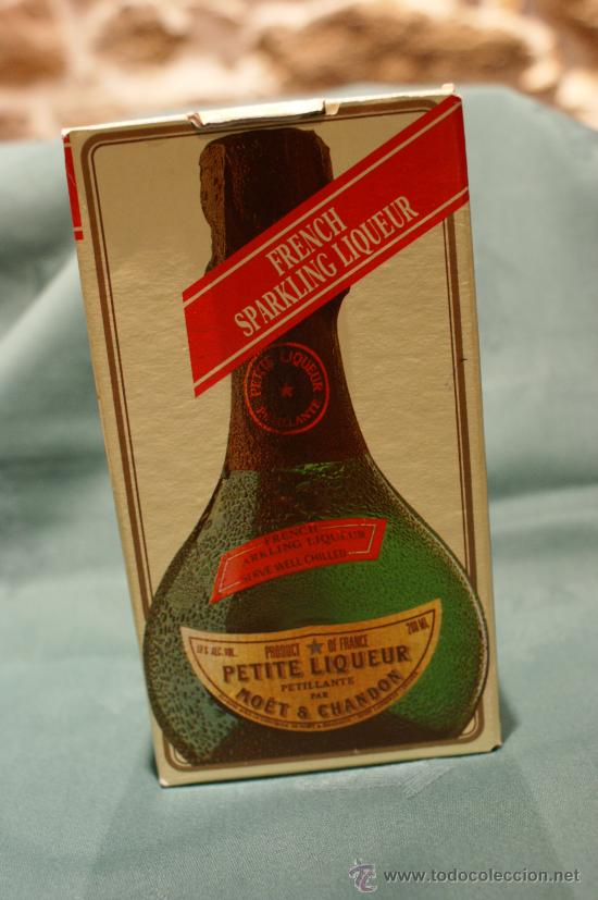 Botellas antiguas: BOTELLA DE MOET CHANDON PETITE LIQUORELLE - Foto 4