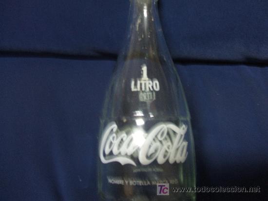 Botellas antiguas: COCA COLA. 1 LITRO. - Foto 1