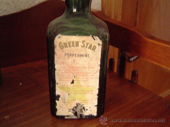Botellas antiguas: Antigua botella de PEPPERMINT BARDINET.. - Foto 3