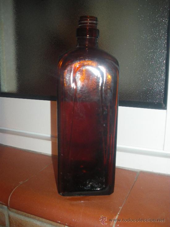 Botellas antiguas: ANTIGUO FRASCO DE BOTICA. - Foto 1