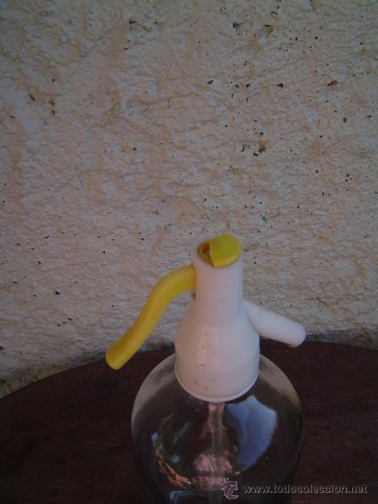 Botellas antiguas: SIFON CRISTAL  TRANSPARENTE - Foto 2