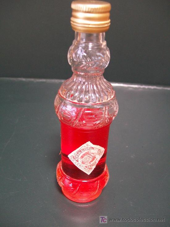 Botellas antiguas: CUALQUIERCOSA. Botellin, licor - Foto 2