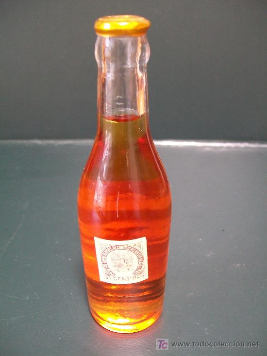 Botellas antiguas: Brandy Insuperable Botellin - Foto 2