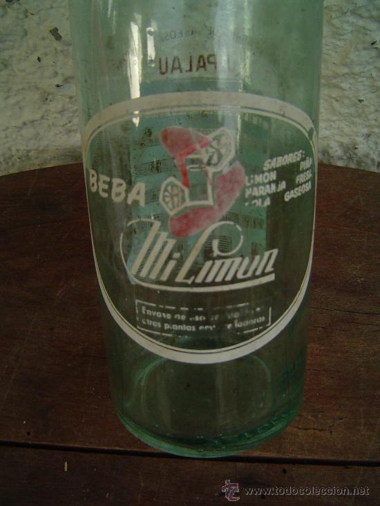 Botellas antiguas: BOTELLA BEBA MI LIMON - Foto 2
