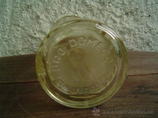 Botellas antiguas: BOTELLA PEDRO DOMECQ JEREZ LETRAS EN LA BASE - Foto 3