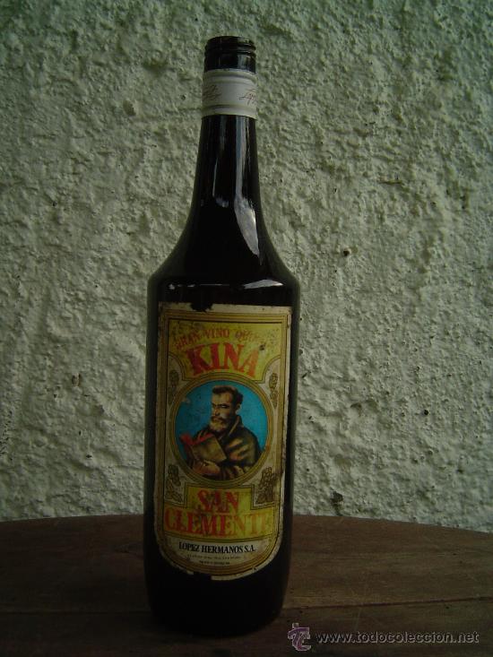 Botellas antiguas: BOTELLA KINA SAN CLEMENTE - Foto 1