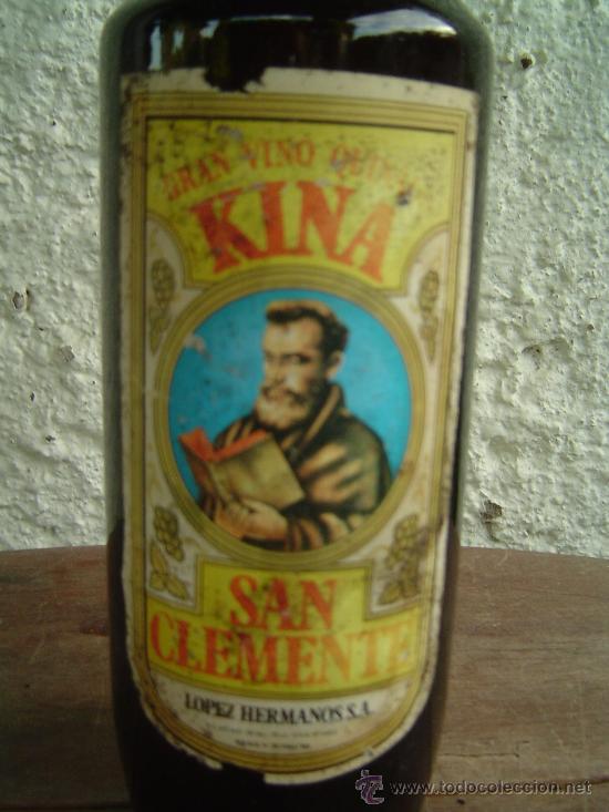Botellas antiguas: BOTELLA KINA SAN CLEMENTE - Foto 2