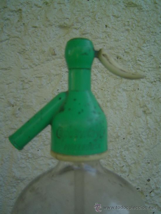 Botellas antiguas: SIFON LA MASIA SERIGRAFIADO - Foto 3