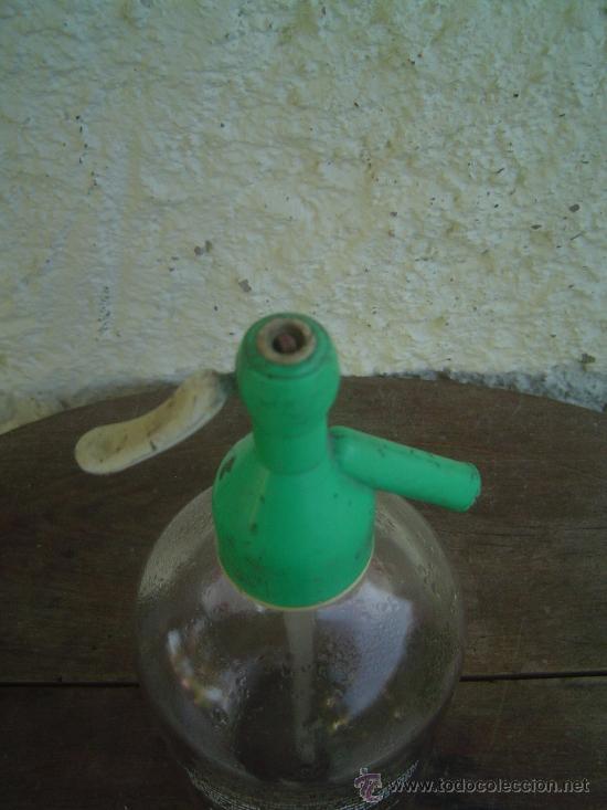 Botellas antiguas: SIFON LA MASIA SERIGRAFIADO - Foto 5