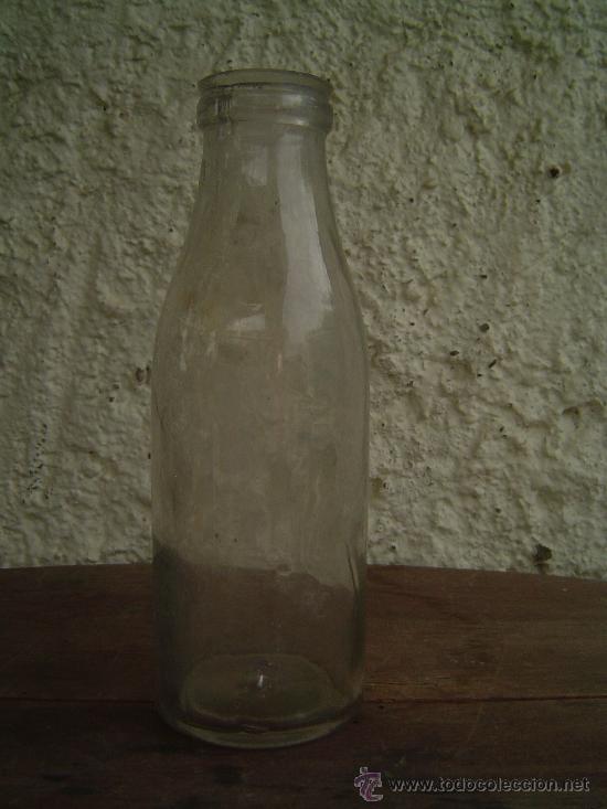 Botellas antiguas: BOTELLA O&Ntilde;ATE LETRAS EN RELIEVE EN LA BASE - Foto 1