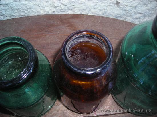 Botellas antiguas: 5 BOTES 2 GRANDES 3 PEQUE&Ntilde;OS - Foto 2