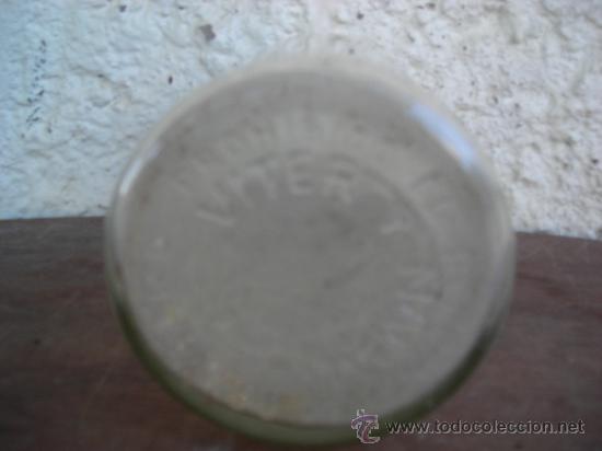 Botellas antiguas: 1 BOTES VITER NEPAL LETRAS EN RELIEVE EN LA BASE - Foto 2