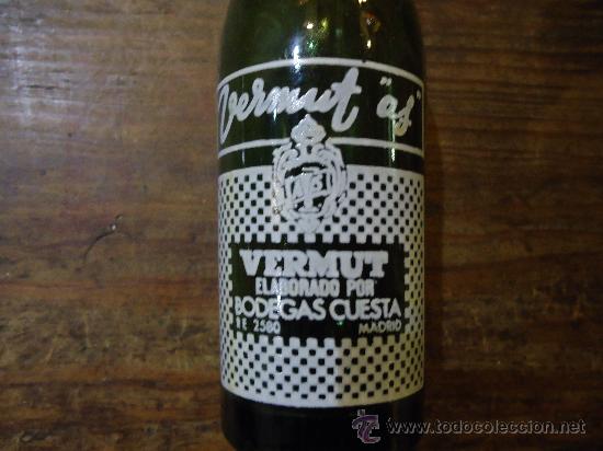 Botellas antiguas: VERMUT AS BOTELLA - Foto 3