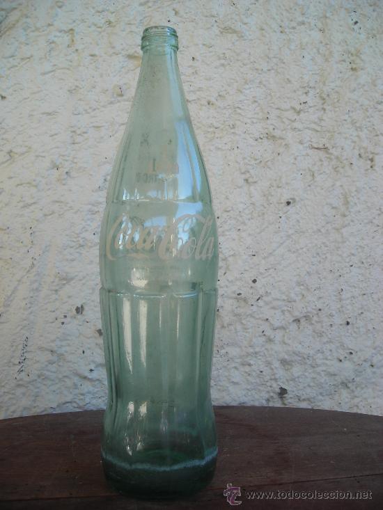Botellas antiguas: BOTELLA COCA COLA 1 LITRO - Foto 1