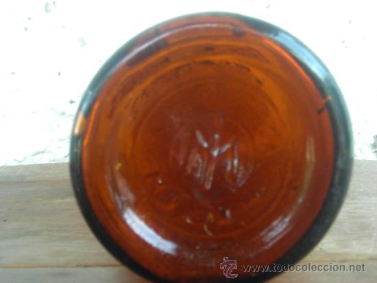 Botellas antiguas: BOTELLA INSECTICIDAS MEDEM LETRAS  EN LA BASE - Foto 2