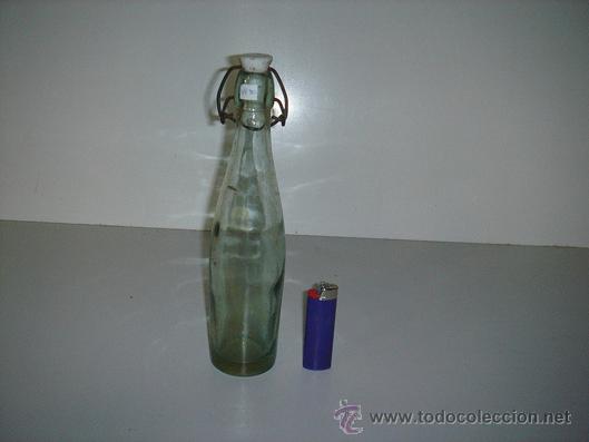 Botellas antiguas: botella de gaseosa - Foto 1