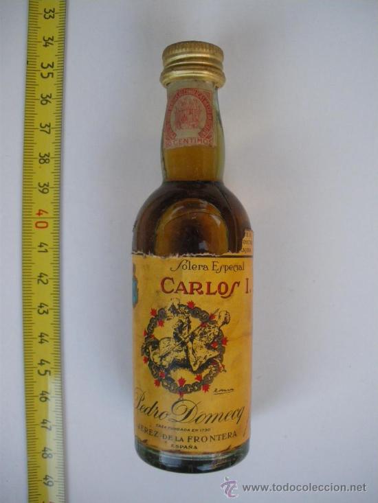 Botellas antiguas: Botella miniatura - Foto 1