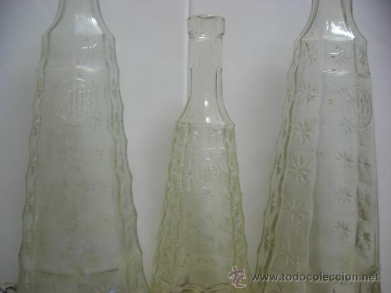 Botellas antiguas: 3 BOTELLAS PARA DECORACION - Foto 2