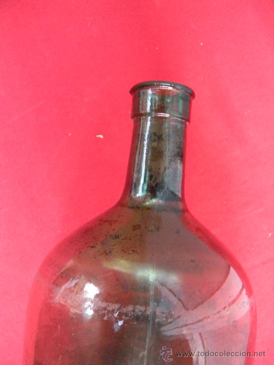 Botellas antiguas: GRAN BOTELLA VERDE - Foto 1