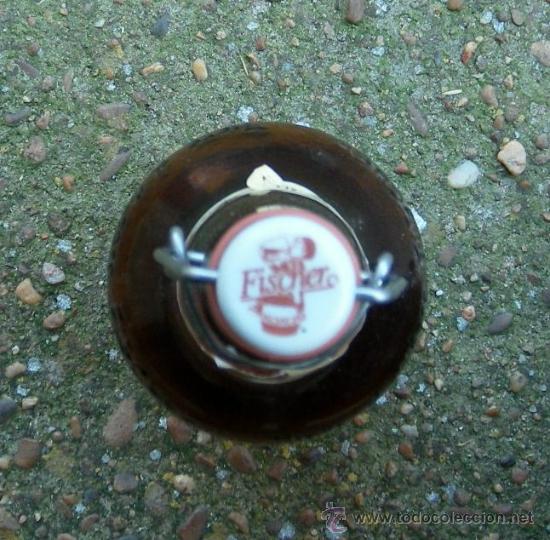 Botellas antiguas: botella de cerveza , fischer - Foto 2