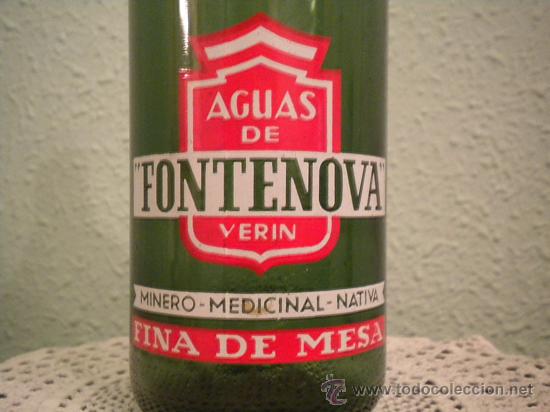 Botellas antiguas: Agua FONTENOVA - Foto 3