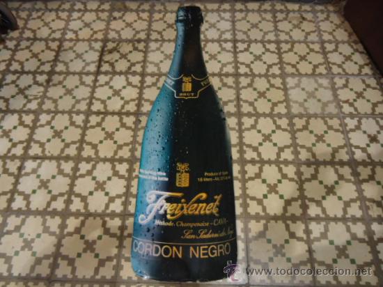 Botellas antiguas: BOTELLA PUBLICDAD FREIXENET 135CM - Foto 6