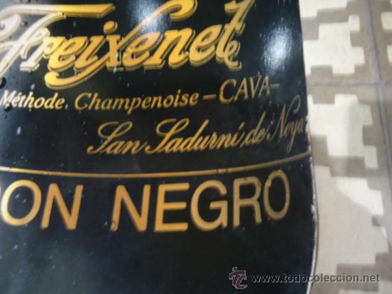 Botellas antiguas: BOTELLA PUBLICDAD FREIXENET 135CM - Foto 7