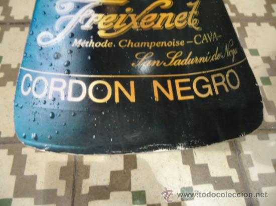Botellas antiguas: BOTELLA PUBLICDAD FREIXENET 135CM - Foto 4