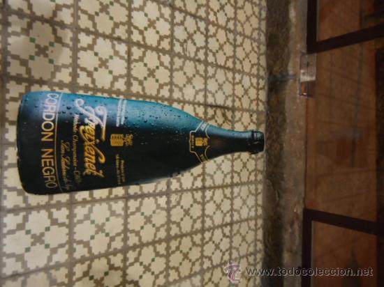 Botellas antiguas: BOTELLA PUBLICDAD FREIXENET 135CM - Foto 5