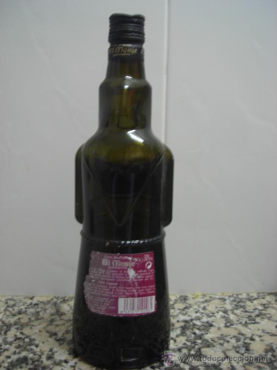 Botellas antiguas: BOTELLA  LICOR DE HIERBAS EL MONJE - Foto 2