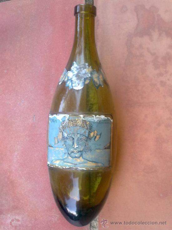 Botellas antiguas: RARA BOTELLA DE CAVA, KRIPTA, SA SADURNI DE NOYA - Foto 1