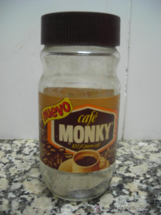 Botellas antiguas: BOTE DE CAFE MONKY INSTANTANEO - Foto 2