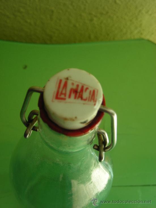 Botellas antiguas: BOTELLA GASEOSA LA MASIA - Foto 4