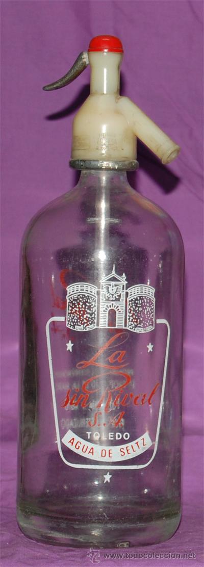 Botellas antiguas: SIFON LA SIN RIVAL DE TOLEDO - Foto 1