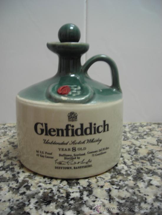 Botellas antiguas: BOTELLA CERAMICA GLENFIDDICH - Foto 1