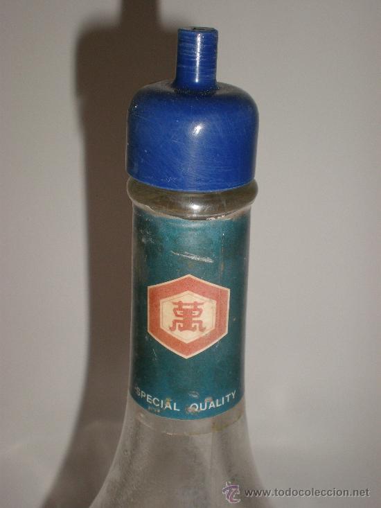 Botellas antiguas: Botella FORMA PERA, 28 cm., c.transparente SPECIAL QUALITY - Foto 3