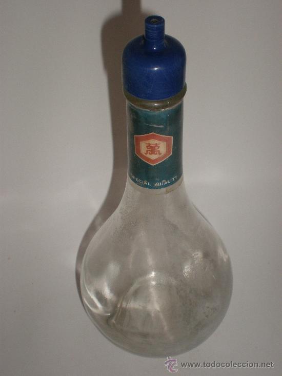 Botellas antiguas: Botella FORMA PERA, 28 cm., c.transparente SPECIAL QUALITY - Foto 2