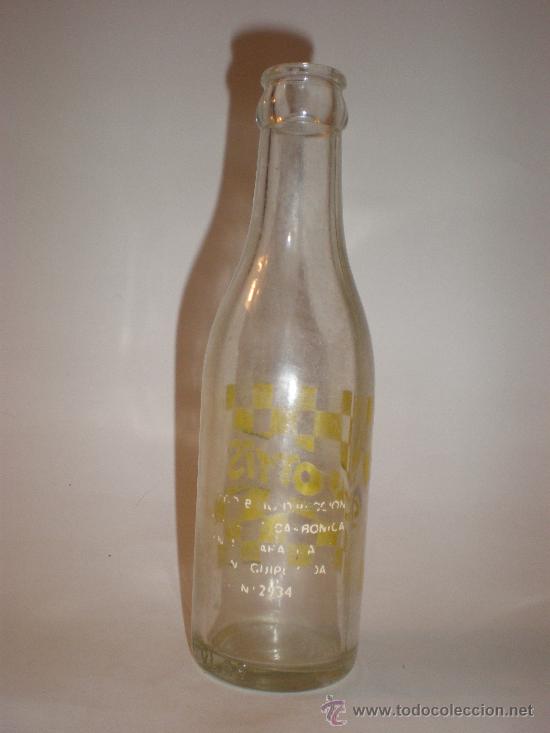 Botellas antiguas: Botella REFRESCO SCHOTTIS 20 CL.SERIGRAFIADA - Foto 3