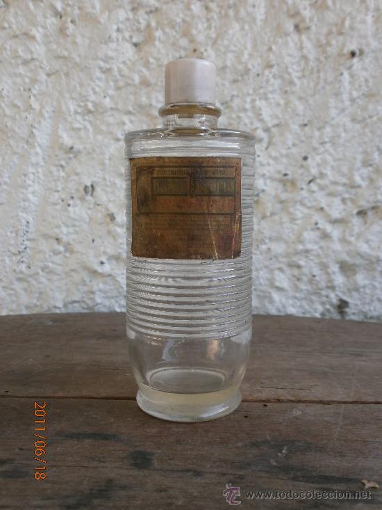 Botellas antiguas: BOTELLA AGUA DE COLONIA - Foto 1