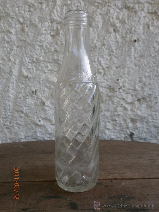 Botellas antiguas: BOTELLA SODA SHEAM LETRAS EN RELIEVE - Foto 1