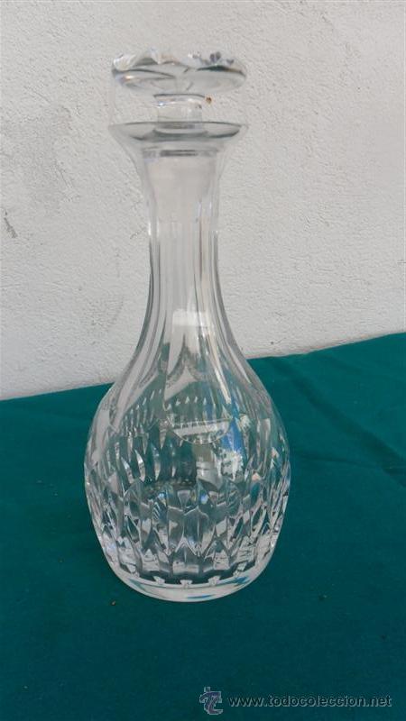 Botellas antiguas: botella de cristal de licor - Foto 1